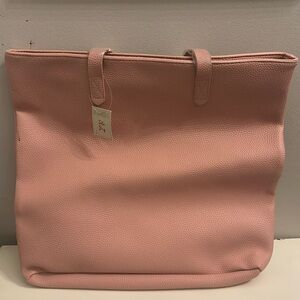 Foax Leather Pink Tote Bag